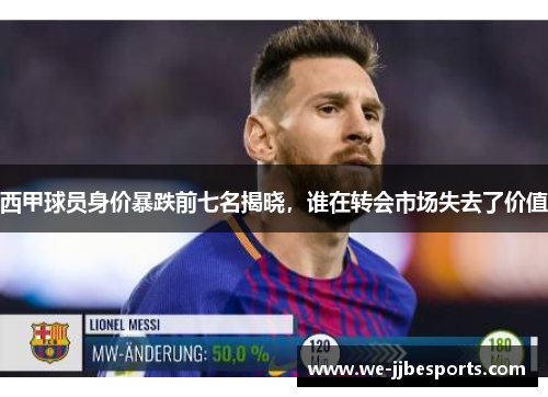 西甲球员身价暴跌前七名揭晓，谁在转会市场失去了价值